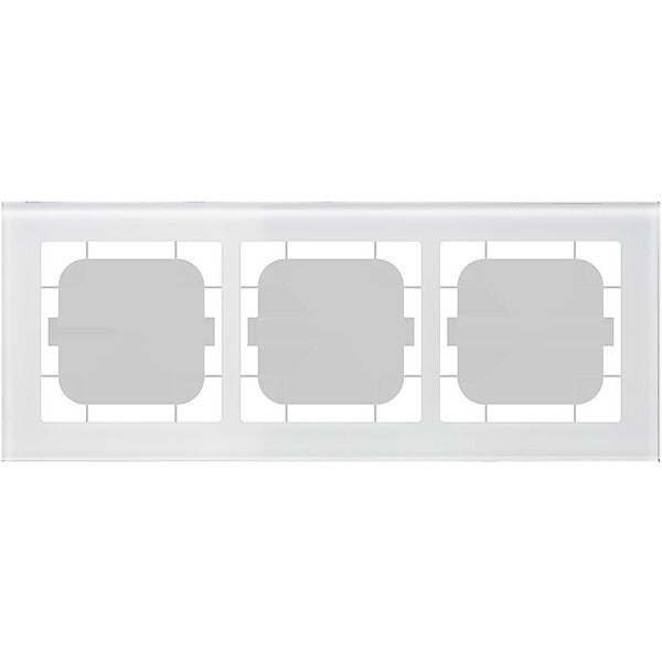 MDT technologies Glasrahmen 3-fach ws für 63mm Programme BE-GTR363W.01